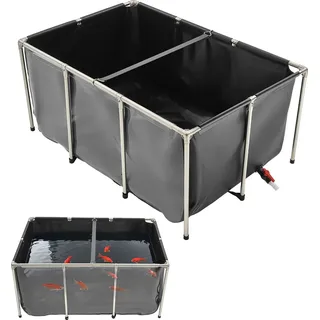 Vevor Zuchtwassertank 1023,3 L schwarz