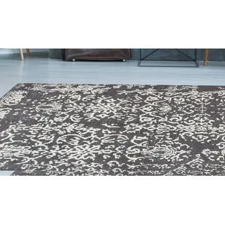 Kayoom River 130 Teppichläufer 80 x 150 cm Grau