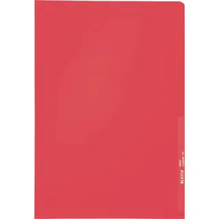 Leitz Prospekthülle A4 0,13 mm PP rot 100 St.