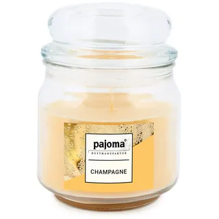 Pajoma Duftkerze ''Champagne'' Sweet Edition im Bonbonglas, 248 g, Premium Kerze Zum Verschließen, für Circa 55 Stunden