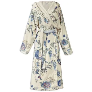 Pip Studio Bademantel Secret Garden Weiß-Blau XXL