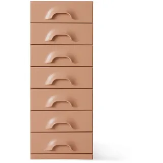 HKliving - Kommode mit 7 Schubladen, blush