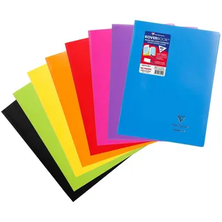 Clairefontaine Notizbuch Clairefontaine A4 liniert Bunt