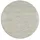 Wollteppich Hadj Uni Höhe echter Berber reine Wolle handgeknüpft beige grau Ø 150 cm