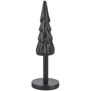 Butlers Deko-Tanne, Schwarz, Metall, 8x25x8 cm, Dekoration, Weihnachtsdekoration