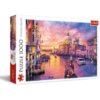 Trefl 10926 Puzzle 1000 Teile - Italien, Der Charme von Venedig