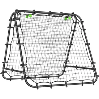 Homcom Rebounder Schwarz 100 x 95 x 90 cm