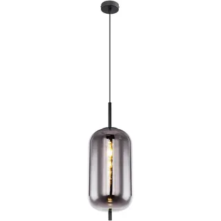 GLOBO Blacky 1-flg. 22 cm modern schwarz, Rauch