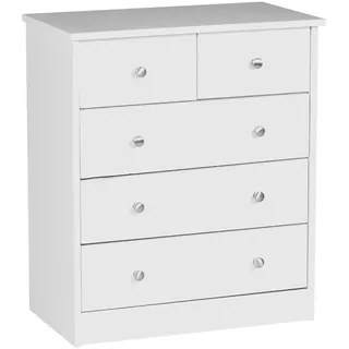Wohnling Kommode 60 x 70 x 35 cm Weiß