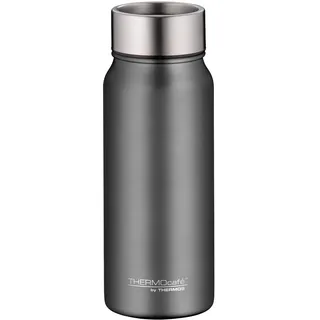THERMOcafé by THERMOS TC DRINKING MUG stone grey mat 0,50l, Thermobecher Edelstahl, Isolierbecher, Kaffeebecher to Go Thermo, auslaufsicher, 9h heiß & 18h kalt, spülmaschinenfest, BPA-frei