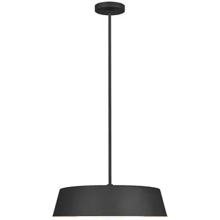 Elstead Lighting Hängeleuchte Asher, Schwarz, Metall, Glas, 33 cm, RoHS, Lampen & Leuchten, Innenbeleuchtung, Leuchten nach Räumen, Esstischlampen