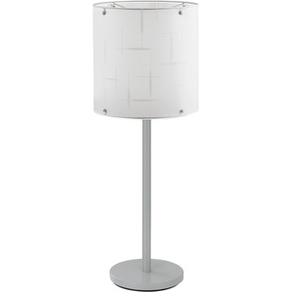 Smart LED Tischlampe dimmbar Tischleuchte weiß gemustert Leseleuchte Sprachsteuerung Outdoor IP44 Terrasse, RGB Farbwechsel, 15W 1300Lm warmweiß-kaltweiß, H 51cm