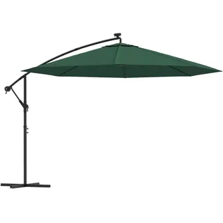 vidaXL Ampelschirm Ø 350 cm Grün