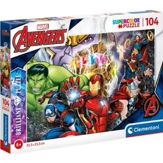 Puzzle 104 elementy. Brilliant. Marvel Avengers