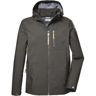 G.I.G.A. DX by killtec GS 7 Mn Sftshll Jckt Softshell Jacke Mit Abzippbarer Kapuze/Outdoorjacke, Grün, XXL