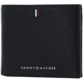 Tommy Hilfiger Herren TH Central Mini CC Wallet AM0AM11854 Geldbörsen, Schwarz (Black)