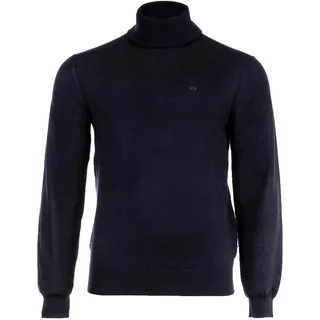 Sweater ARMANI EXCHANGE "Strickpullover", Herren, Gr. XXL, blau, Obermaterial: 100% Schurwolle WV., Sweatshirts Sweater