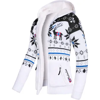Nebulus Damen Jacke NORON, mit Kapuze, schicker Pullover im Norweger-Style - M