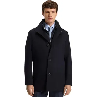 Boss Schwarz H-Coxtan dunkelblau einfarbig Winterjacke Wolle normale Passform - Dunkelblau - M