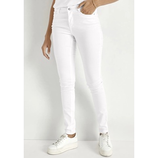 5-Pocket-Hose HECHTER PARIS Gr. 38, N-Gr, weiß Damen Hosen 5-Pocket-Jeans High-Waist-Hosen
