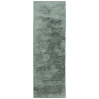 benuta Kunstfellteppich, Grün, 80x300 cm pflegeleicht, Teppiche - Böden, Teppiche, Fellteppiche