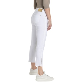 MAC Rich Slim Chic Jeans in weiß mit Zippern-D38 / L26