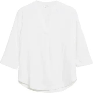 s.Oliver Leinenmix-Bluse mit Turn-up Weiß XL
