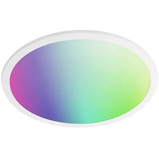 Müller-Licht Tint LED-Panel rund Loris  (30 W, Ø x H: 450 mm x 5,1 cm, Weiß, Warmweiß)
