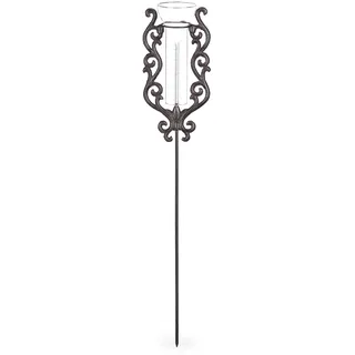 Relaxdays Regenmesser Vintage bronze 12