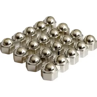 HP Autozubehör Radschraubenkappe Passend für (Schraubengröße) 17 mm Chrom Kunststoff