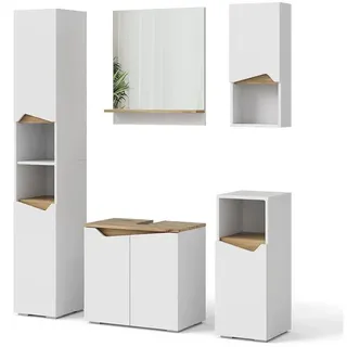 Vicco Badmöbel-Set Marelle, Weiß