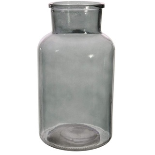 Mini-Trichtervase, Rauchglas, Grau, Anthrazit, 12 cm, kleine Vase für Knospen, Wildblumen oder als Dekoration oder Basis für Schilfrohr-Diffusor.