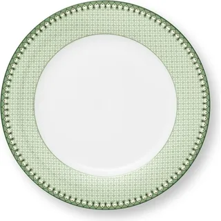 Pip Studio Lily&Lotus Tiles Speiseteller 27 cm grün