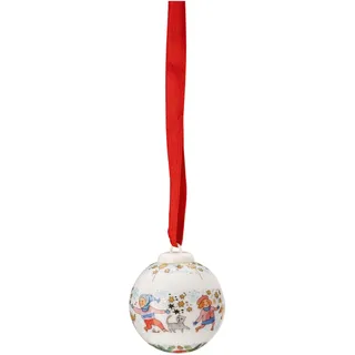 Hutschenreuther Porzellan-Minikugel 2023-"Weihnachtsklänge 4,5 cm