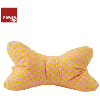 POWER INN Leseknochen 44 x 23 cm Rosa-Gelb