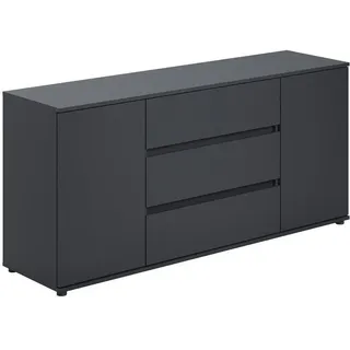 home collective Sideboard 150 x 70 x 40 cm Anthrazit