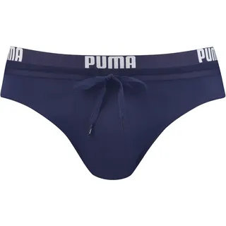 Puma SWIM LOGO BRIEF Badehose Herren, 01 | navy XS