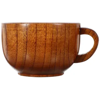 Gatuida Holzbecher Klein 7Oz Ergonomische Kaffeetasse Aus Holz FüR Kaffee Tee Wasser Handgefertigt FüR Zuhause Und BüRo