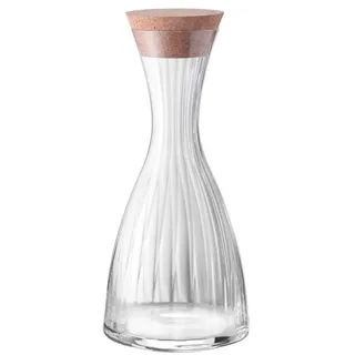 Karaffe Sandra Optik 1200 ml Kristall, Kristalloptik Transparent Klar