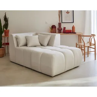 Lisa Design - Caracas - Modulsofa Recamiere Rechts - Aus Stoff - Beige