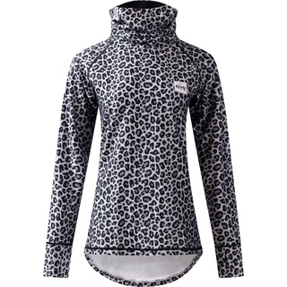 Eivy Damen Icecold Gaiter Top Yoga Shirt, Snow Leopard, M EU
