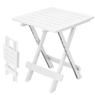 Spetebo Adige Klapptisch 45 x 43 x 50 cm Weiß