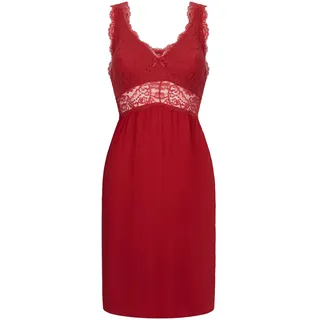 HUNKEMÖLLER Slipdress Nora Lace - SAVVY RED - XL - XL