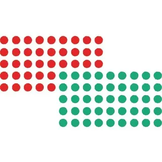Franken Moderationskarten Rot, Grün 1040 Stück