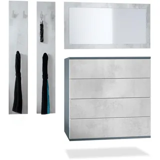 GARDEROBE Horizon Beton Oxid Optik