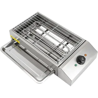 Tischgrill Elektrisch Grillzange 2600W Für Drinnen & Draußen, Gril Elektro,Grill Elektrischer Plattengrill,für Balkon Tisch Indoor Grills Indoorgrill