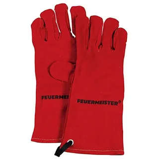 Feuermeister Grillhandschuhe Leder Gr.10 rot