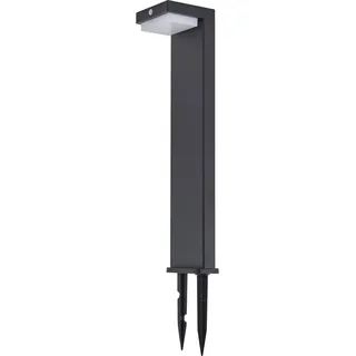 LINDBY Sockelleuchte Aluminium 11,4 x 51,3 cm mit Bewegungsmelder schwarz