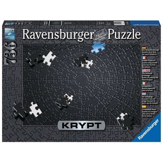 Ravensburger Puzzle Ravensburger 15260 Krypt Schwarz 736 Teile Puzzle, Puzzleteile bunt