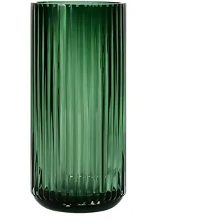 Anquephd Grüne Zylindrische Vase Modernes Design für Blumenarrangements - Glas Bodenvase - Perfekte Vertikale Dekoration - Hochwertige Blumenvase (Grüne 25 cm)